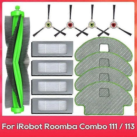 Pour Romba Combo / 113 / R113840 Brosse latérale principale Filtre HEPA Lingettes de nettoyage Pièces détachées et accessoires pour aspirateur robot (1/5)