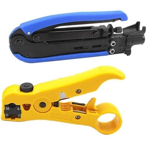 Pliers - Rivets - Russian Rivets - Bolt Cutters Coaxial Cable Screening 1 piece Coaxial Cable Stripper 1 piece (1/4)