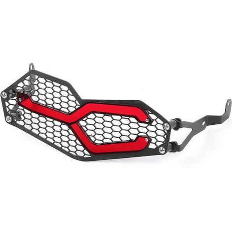 Grille de protection de phare avant pour moto, compatible avec F750GS/F850GS 2018–2019, rouge