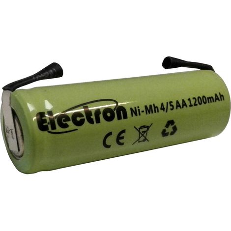 Batteria ricaricabile Ni-Mh 4/5AA 1,2V 1200mAh con linguette a saldare