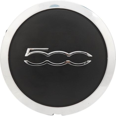 Radnabenkappe mit Chromleiste 68078419AC Hitzebeständige Radnabenkappe für FIAT 500 (1/5)