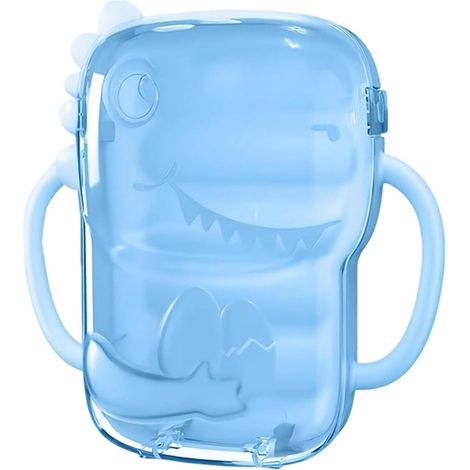 Caja de bebidas con lindo diseño de dinosaurio, ideal para comidas de bebé y viajes - Funda a prueba de fugas (1/5)