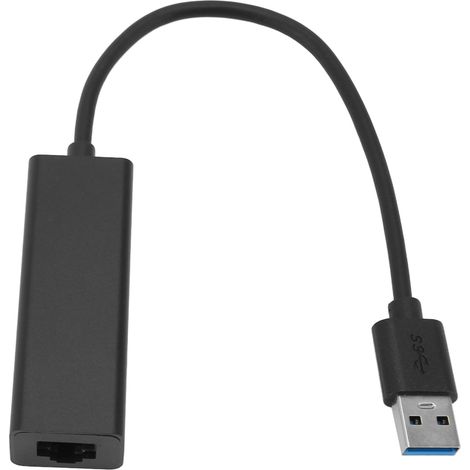 Adaptateur réseau USB 3.0 10/100/1000 Mbps Gigabit filaire LAN pour Switch, compatible Windows, Android et OS X (1/5)