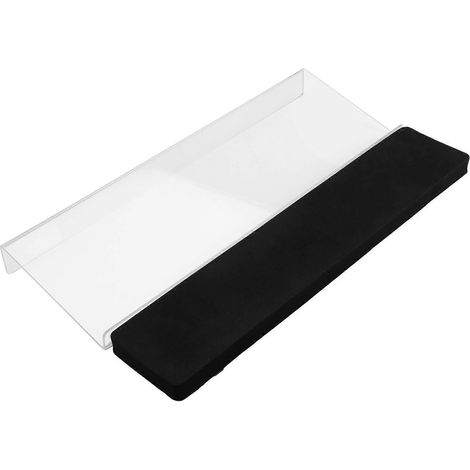 Support de clavier et repose-poignets, rehausseur de clavier inclinable avec repose-poignets, accessoire de bureau ergonomique pour ordinateur à domicile ou au bureau. (1/4)