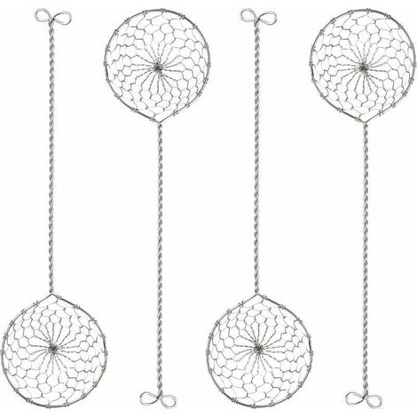 Set mit 5 Fondue-Sieben aus Edelstahl – 6,5 cm x 23,5 cm große Fondue-Abschäumer FLITI (1/4)