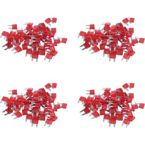 240 Miniatur-Flachsicherungen 10A für Autos (rot) (1/5)