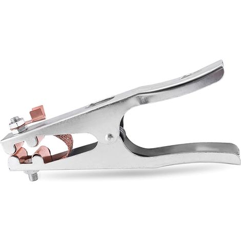 Pince de masse pour soudage, en fer et laiton, compatible avec les machines à souder (500 A), solide et durable (1/5)