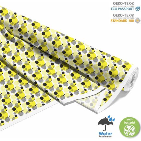 TISSUS DÉCORATIFS D'EXTÉRIEUR OXFORD - Motif Cercles Pois I DX139 (1/5)