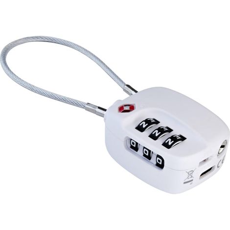 BOOMPODS LOCK cestovný zámok s lokátorom - biely