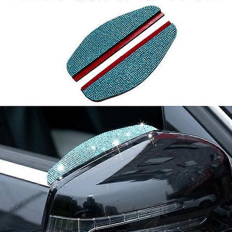 Lot de 2 autocollants en PVC pour rétroviseurs de voiture, protection anti-pluie et pare-soleil, accessoires auto (1/5)