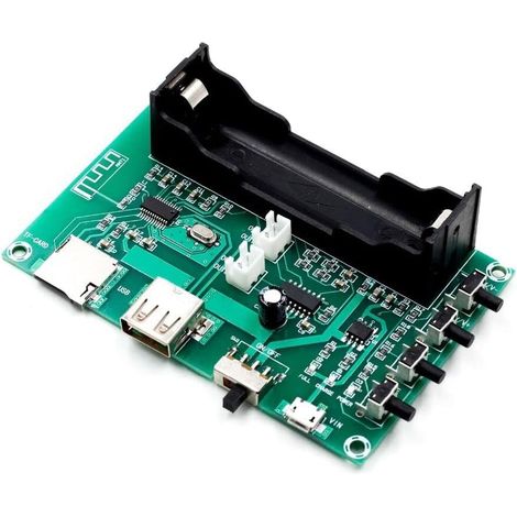 Batterie au Lithium Bluetooth amplificateurs numériques Conseil 5W + 5W Soutien Android DIY Petit Haut-Parleur Rechargeable (1/4)