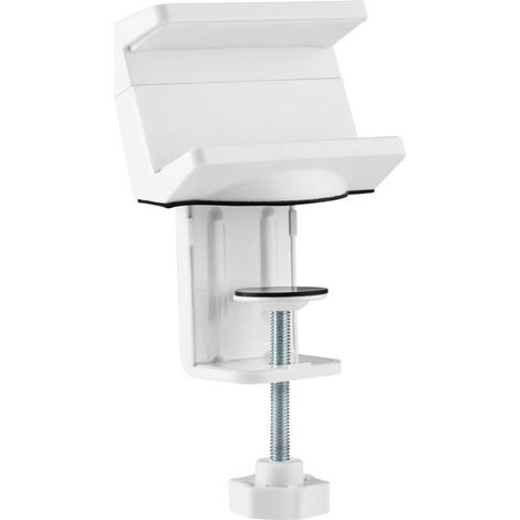 Pince de table pour multiprise - Support de table, pour multiprises ou hubs USB de 50 à 70 mm de large, support de bureau, coussinets de protection en silicone, support pour multiprise (1/4)
