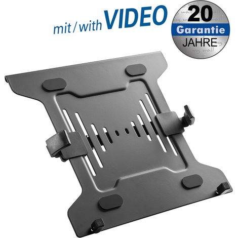 myWall HLA1L - Soporte Adaptador VESA para Ordenador portátil de 10 a 15,6 Pulgadas (25-40 cm), Carga de hasta 4,5 kg, VESA: 75/100