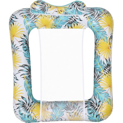 Hamac Flottant Gonflable Matelas De Piscine pour Adultes avec Design Élégant Parfait pour Détente Eau (1/5)