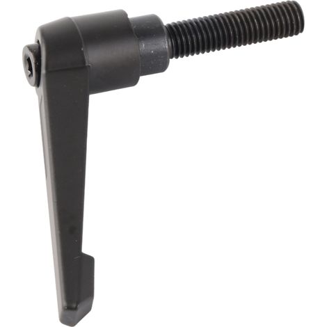 4 pomos metálicos para máquina, asa de montaje ajustable, rosca externa M10 (40 mm). (1/5)
