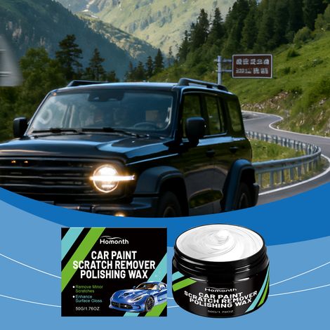 Autolackkratzerreparatur, Polieren, Pflege, Restaurierung, Glanzreparatur, Lackpflegecreme – 50 g -- DE (1/5)