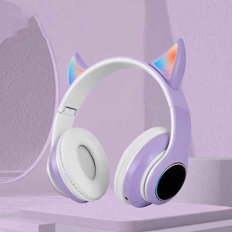 Écouteurs Bluetooth pliables, mignons, légers et sans fil, avec (1/5)