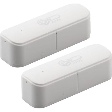 Tuya Lot de 2 thermomètres hygromètre WiFi sans fil pour intérieur et extérieur (1/4)