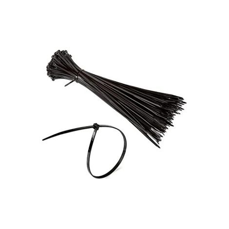 100 attaches de cable en nylon noir 4,5 x 430 mm attaches de cable en plastique