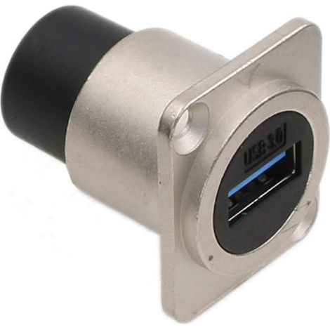 2pack USB 3.0 Connecteur étanche pour Prise de Panneau, Extension Femelle à Femelle pour châssis de câble en Ligne, Passage de cloison IP65
