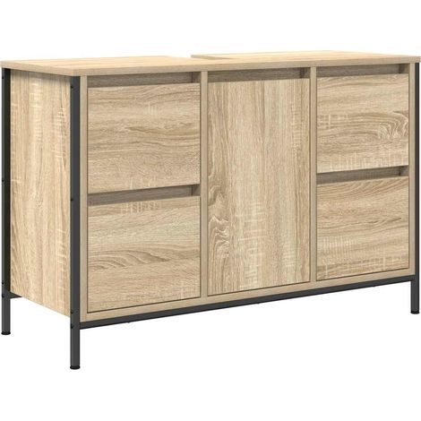 Maison Exclusive - Waschbeckenunterschrank mit Schubladen Sonoma-