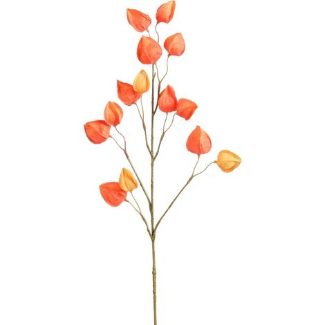RAMO ARTIFICIALE LANTERNA CINESE ARANCIONE 176 CM DECORATIVO EDELMANN