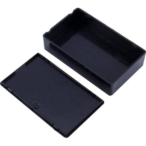 Boitier Electrique, 100x60x25mm Boîte de jonction, Electrical Junction Box, Boite de Derivation Etanche Exterieur ABS IP66, pour les équipements électriques intérieure et extérieure Noir (1/5)
