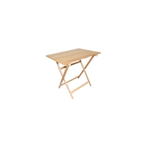TAVOLO LEGNO PIEGHEVOLE 80X60X75CM NOCE