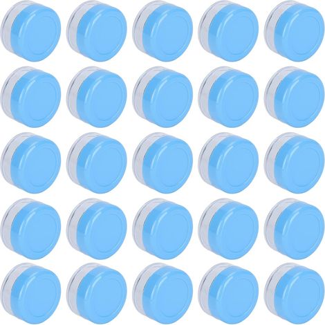 Small Plastic Containers, Plastic Jars with Lids, Sample Containers with Good Heat Resistance, 25 Pieces, Empty Cream Container (1/5)