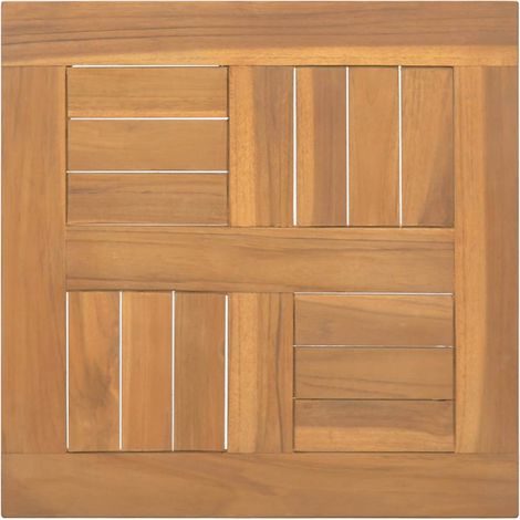 Square Table Top 40x40x2.5 cm Solid Wood Teak vidaXL