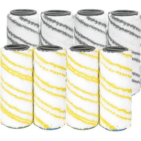 Ensemble de 8 rouleaux pour nettoyeur de sols Karcher FC7, FC5, FC3 et FC3D (1/5)
