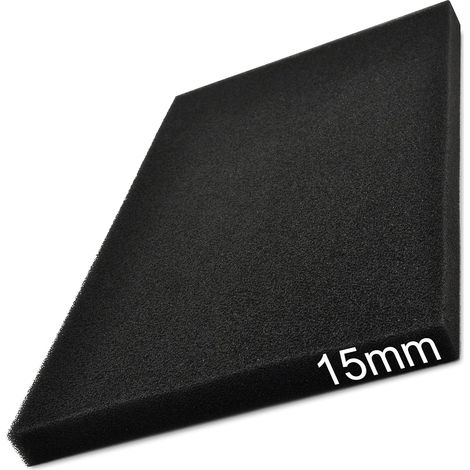 Mousse de Filtre à Air 15mm d'épaisseur 28x15cm Universelle à découper pour Scooter Moto Quad Tondeuse Débroussailleuse Motoculteur Tronçonneuse Filtration pour Boite à air (1/5)
