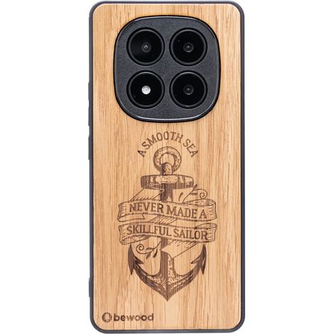 Bewood Holzhülle für Xiaomi Redmi Note 14 Pro 5G ANKEREICHE (1/5)
