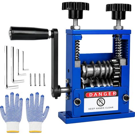 Machine à dénuder les fils, double opération, lames réglables, Bleu (1/2)