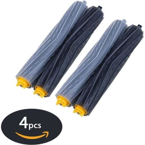 Kit de 4 Brosses à rouleaux compatible iRobot Roomba (1/3)