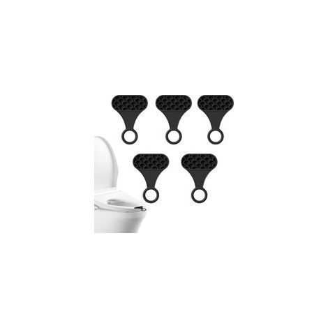 Poignées de siège de toilette avec outils de levage intégrés, lot de 5
