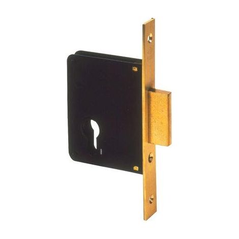 SERRATURA LEGNO INFILARE 52310 CISA B.QUADRO OTTONATO F.MM 22 F.SAGOM M2 E.MM 40
