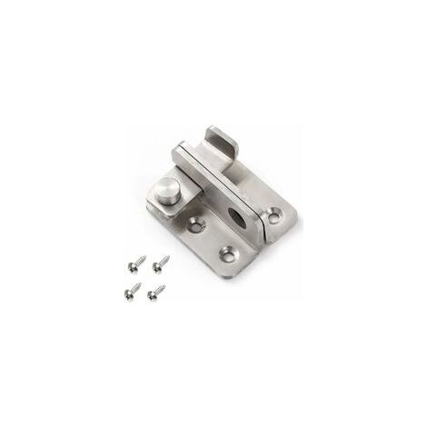 Moraillon Porte Cadenas Petite Antivol Loquet,Acier Inoxydable Cadenas Verrou à Bascule Verrous de Porte de sécurité,Gauche Ouvert (1/5)