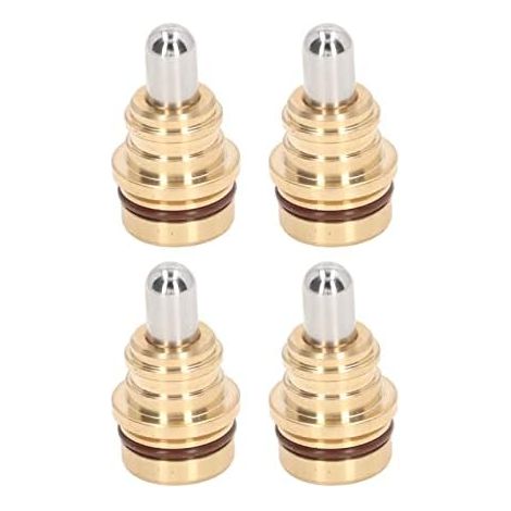 Contrôleur de bouton de manette de jeu 4 pièces, bouton de manette de jeu en acier allié en laiton, kit d'accessoires de poignée de niveau d'ogive de remplacement pour voiture à usage intensif (1/5)
