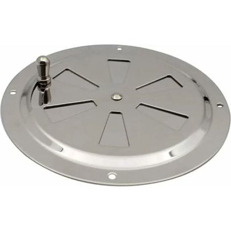Grille De Ventilation Ronde - Acier Inoxydable 316 - Diamètre 125 mm - Réglable À Persiennes - Pour Maison Camping-Car Yacht Véhicule Récréatif - 1 Pièce