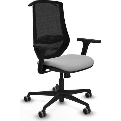 Piqueras y Crespo Mardos Sedia da Ufficio Grigio Chiaro