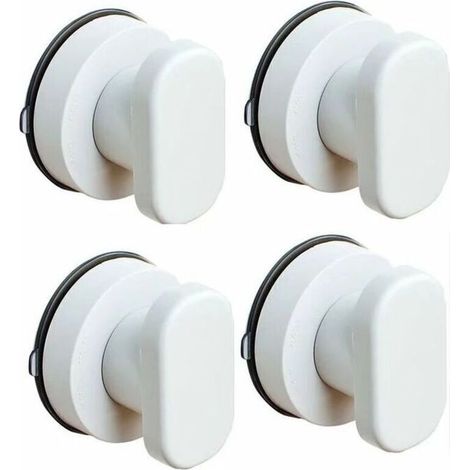 Poignée auxiliaire polyvalente pour porte et fenêtre blanc 4pcs (1/4)