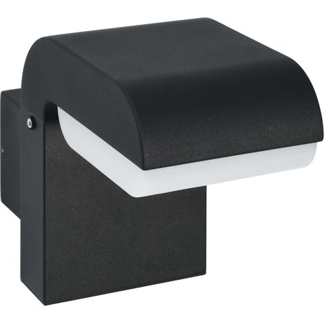 Applique murale LED, 9W, finition noire, pour chambre, couloir, escalier, salon ou salle de bain.-AquaForge (1/5)