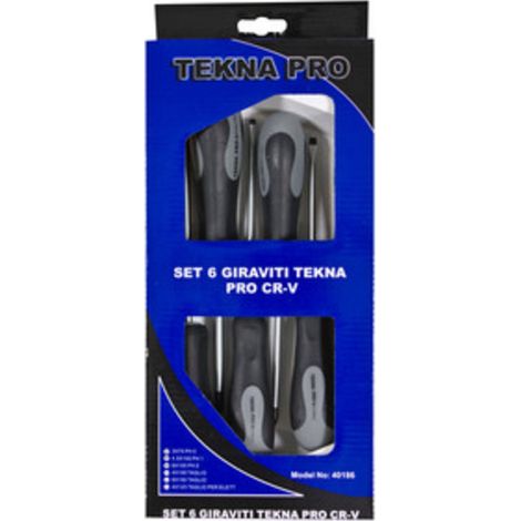 CACCIAVITE TEKNA PRO SET 6 PZ- CHINA T MAX 6044- 1,0 confezione