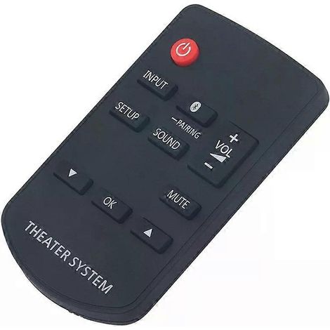 Télécommande de remplacement N2QAYC000098 pour système audio home cinéma Panasonic SC-HTB580, SC-HTE80 et SC-HTB680 (1/4)