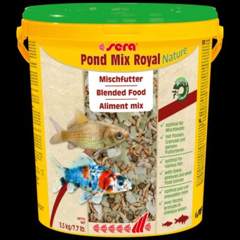 Nourriture pour Poissons Mixte Pond Mix Royal SERA - 21L