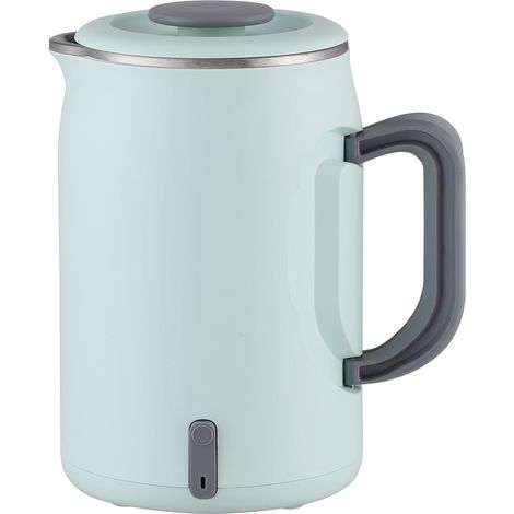 Elektrischer Reisewasserkocher, 0,6 l, 400 W, Edelstahl 304, BPA-frei, kompakt für Camping/Büro, doppelt isoliert und mit klappbarem Griff Multifunktion (Wasserkocher/Pfanne/Becher) (1/5)