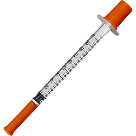 Seringue vétérinaire à usage unique, de type poussoir, en plastique, avec seringue graduée. (1/5)