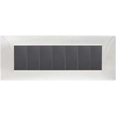 Placca Flexa Tecnopolinero 7M Inox Lucido ( URMET cod. 11807.IL )