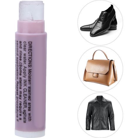 Crème nettoyante pour cuir et taches de type rouge à lèvres. (1/5)